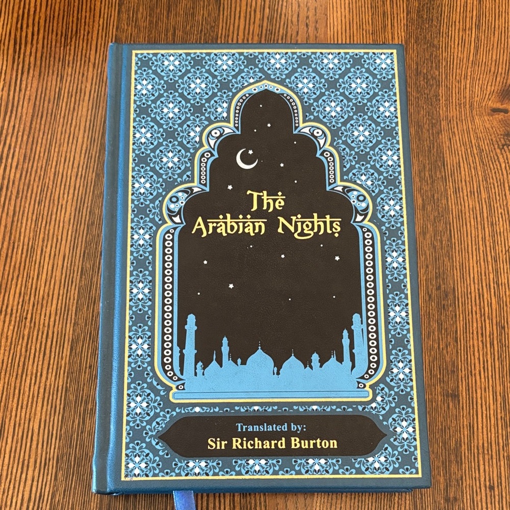 The Arabian Nights Hardcover - Blue & Black Decorative Cover